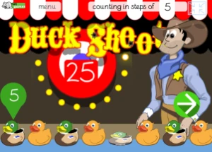 Maths Games - Times Tables Games - Duck Shoot