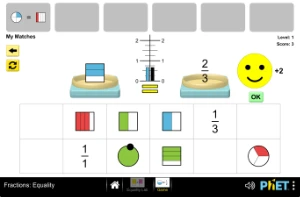 Maths Games - Fraction Games - Fractions Equality