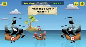 Maths Games - Seadog Decimal Rounding