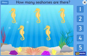 Maths Games - Counting Games - Underwater Counting